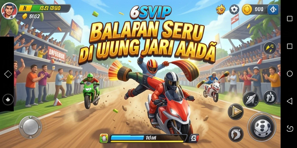 Gameplay Racing yang menegangkan dengan grafis mengagumkan.
