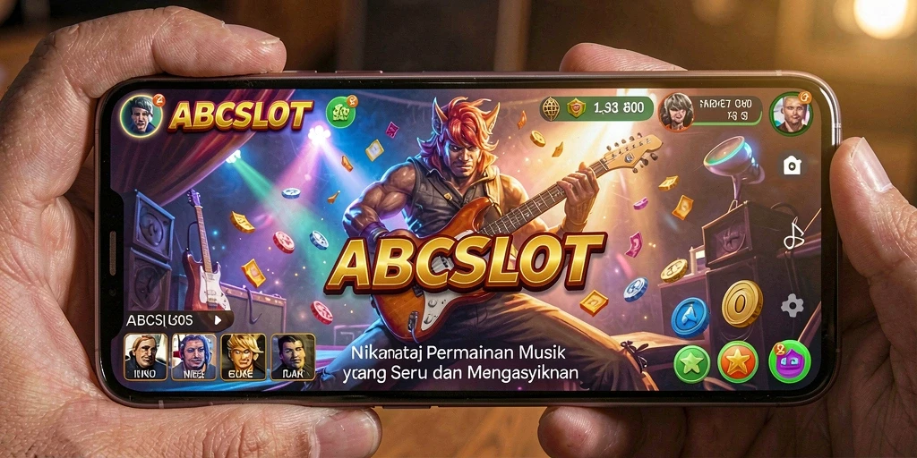 Screenshot gameplay ABCSLOT yang menunjukkan aksi seru bermain musik.