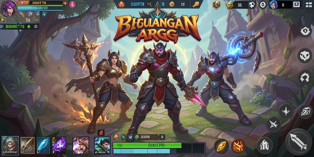 Tampilan gameplay ARPG yang menegangkan dan penuh aksi dari BIGBET78.