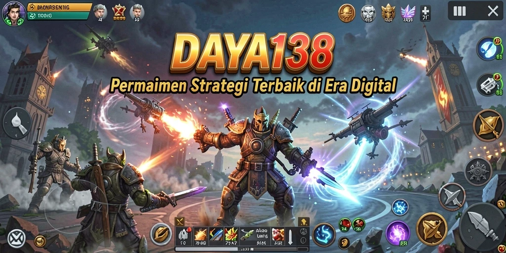 Tampilan permainan DAYA138 dengan grafis yang menawan dan strategi yang mendebarkan.