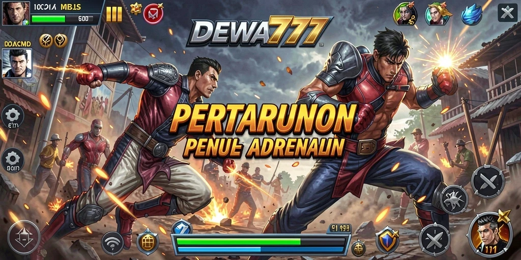 Tangkapan layar DEWA777 menampilkan aksi pertarungan yang mendebarkan dan grafis yang memukau.