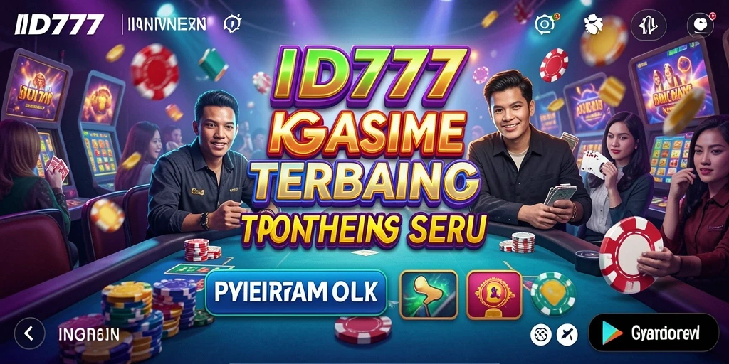 Screenshot ID777 menampilkan gameplay Kasino yang seru dan mengasyikkan.