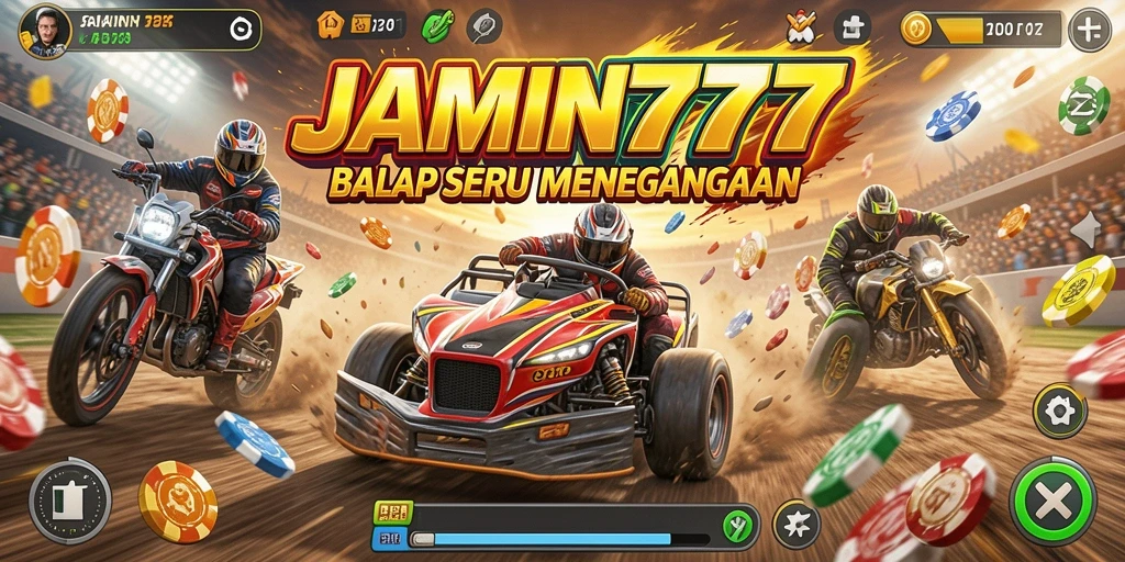 Tangkap aksi balapan seru dalam <strong>JAMIN777</strong> dengan grafis menawan.