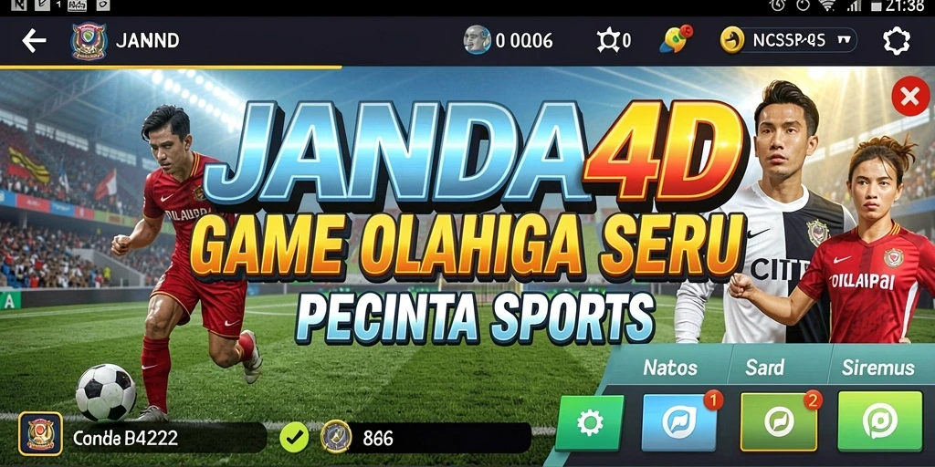 Gameplay JANDA4D yang seru dan interaktif dalam olahraga.