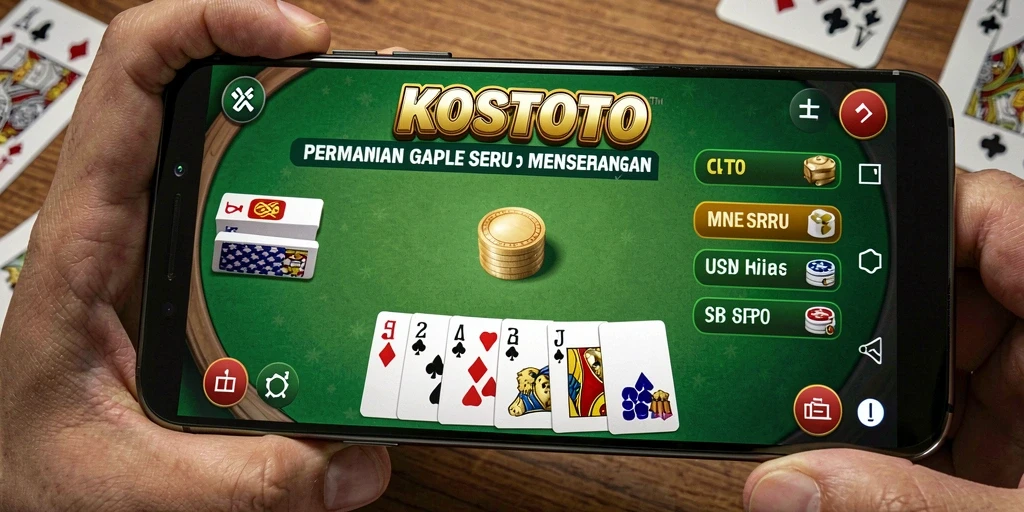 Screenshot gameplay KOSTOTO yang menarik dan seru.