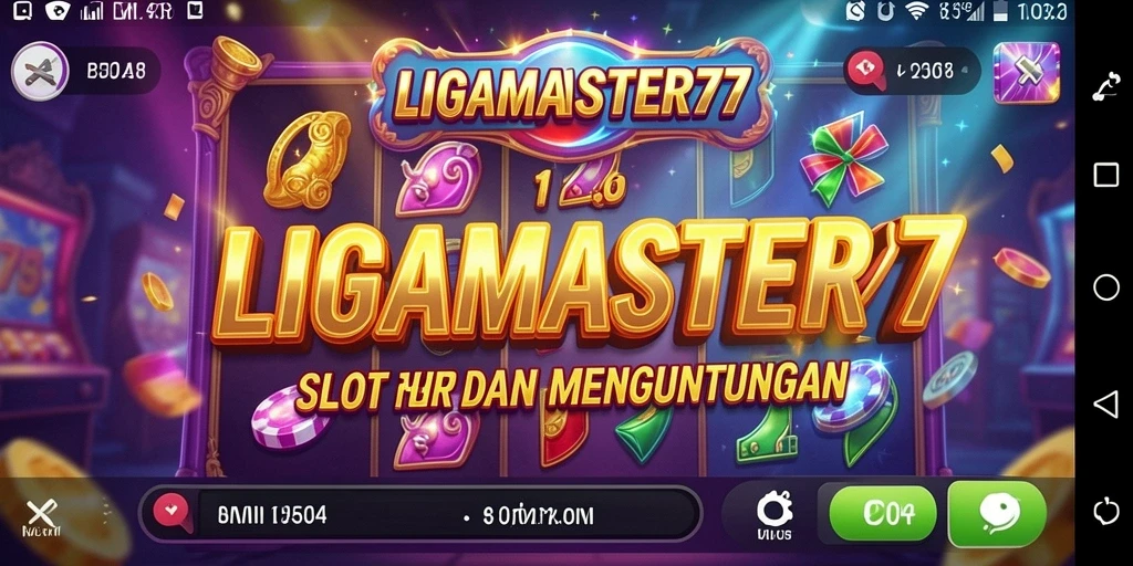 Tampilan gameplay seru di LIGAMASTER77 yang penuh dengan warna dan keseruan.