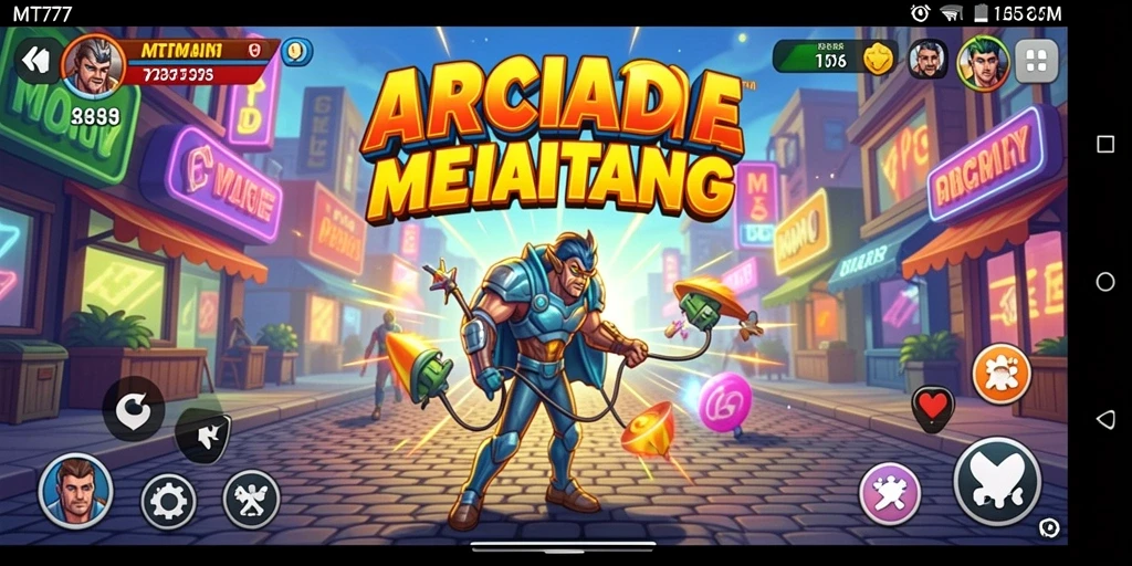 Tampilan gameplay seru dan menarik dari game Arcade MT777.