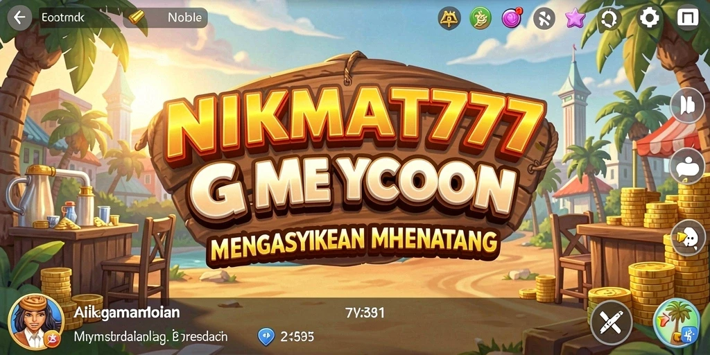 Tampilan gameplay NIKMAT777 dengan aspek Tycoon yang menarik.