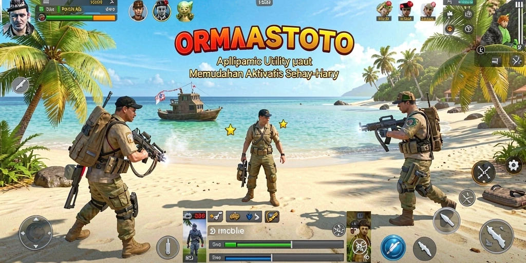 Tampilan user-friendly aplikasi Utility ORMASSTOTO.