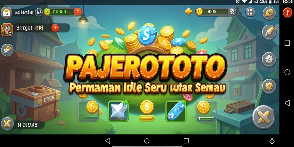 Screenshot utama PAJEROTOTO yang menunjukkan momen seru gameplay Idle.