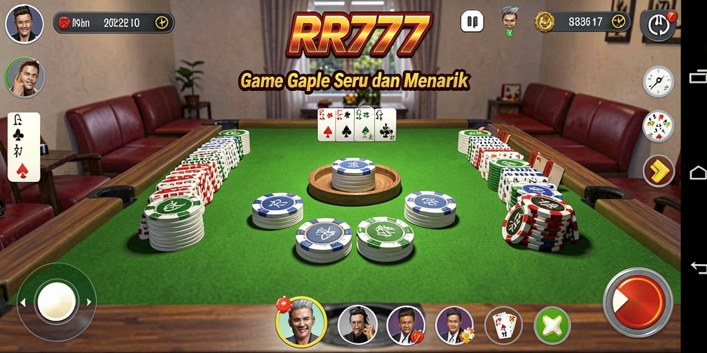 Gameplay RR777 yang seru dan mengasyikkan dalam Gaple.