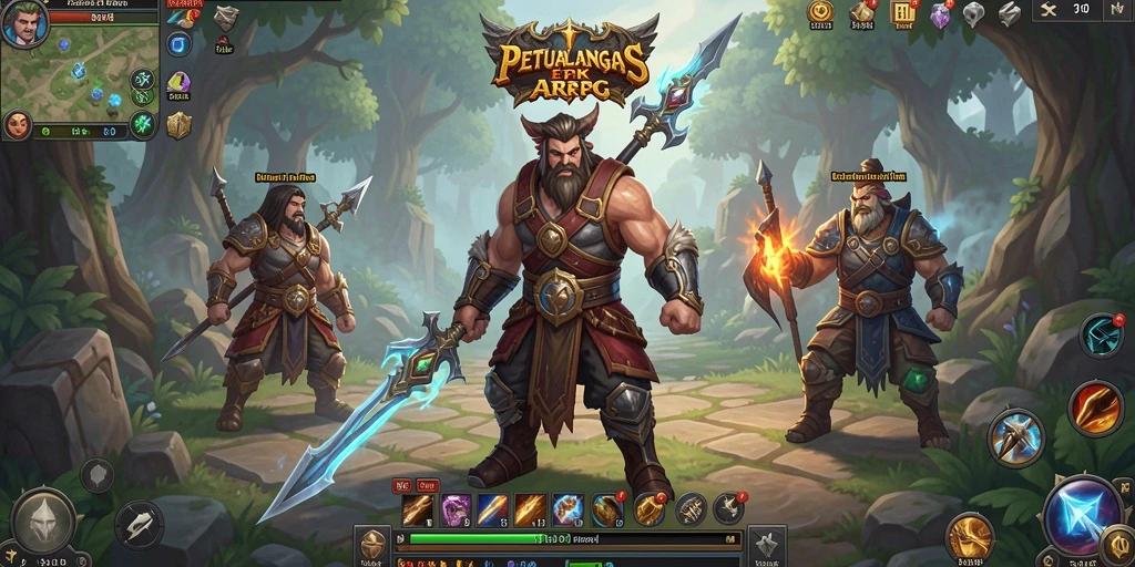 Screenshot S80 menampilkan aksi seru dalam pertempuran ARPG.