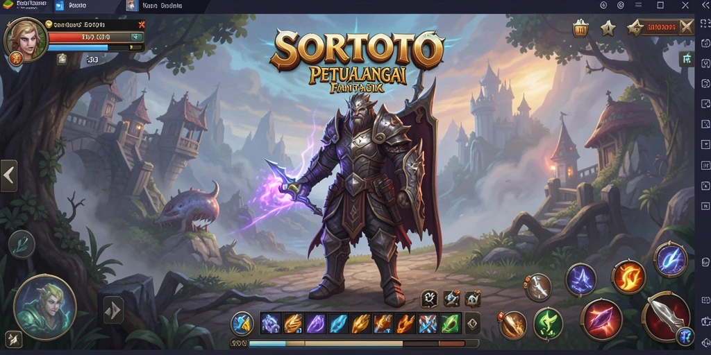 Gameplay SORTOTO yang menampilkan pertarungan seru dan eksplorasi dunia yang luas.
