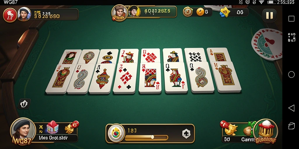 Tampilan gameplay yang seru di WG87, nikmati pengalaman domino terbaik.