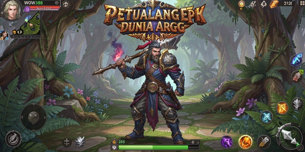 Gameplay WOW388 yang mendebarkan dengan pertempuran ARPG yang intens.